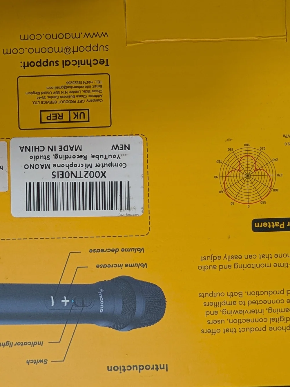 Studio Streaming USB Microphone with Pop Filter - Brand New In Box